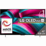 LG OLED evo AI C5, 42'', 4K UHD, OLED must - Teler, OLED42C52LA.AEU