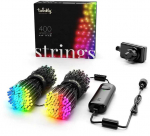 Twinkly Strings 400 LED RGB valguskett (Gen II), IP44, 32 m, must