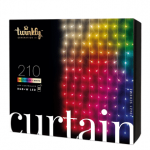 Twinkly Curtain, j&otilde;ulukardin, 210 LED, IP44, must - Nutikad j&otilde;ulutuled, TWW210SPP-TEU