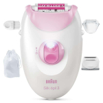 Braun Silk &eacute;pil 3 SE3031 epilaator, valge/roosa