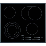 AEG, laius 59 cm, raamita, must - Integreeritav keraamiline pliidiplaat (HK654070FB)