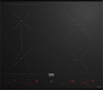 Beko HII64822SUFT IndiFlex integreeritav induktsioonpliidiplaat, 59 cm, must