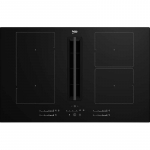 Beko HIXI84700UFT integreeritav induktsioonpliit &otilde;hupuhastiga, 80 cm, must