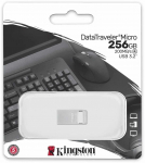 Kingston DataTraveler Micro DTMC3G2/256GB USB 3.2 m&auml;lupulk, 256 GB, h&otilde;be
