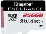 Kingston High-Endurance SDCE/256GB microSDXC m&auml;lukaart, 256 GB, valge