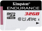 Kingston SDCE/32GB High-Endurance microSDXC m&auml;lukaart, 32 GB, valge