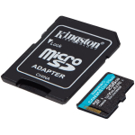 Kingston Canvas Go! Plus SDCG4/256GB microSDXC m&auml;lukaart, 256 GB, must