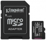 Kingston Canvas Select Plus SDCS3/512GB microSDXC m&auml;lukaart, 512 GB, must