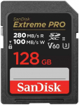 SanDisk Extreme Pro, UHS-II, SDXC, 128 GB, must - M&auml;lukaart (SDSDXEP-128G-GN4IN)
