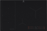 Electrolux EIS87453IZ 800 SaphirMatt induktsioonpliidiplaat 77 cm must