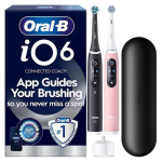 Braun Oral-B iO6 Duo Pack IOM6D.2J6 elektriliste hambaharjade komplekt, must/roosa