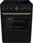 Gorenje, 11 funktsiooni, 71 L, laius 60 cm, must - Keraamiline pliit (GECS6B70CLB)