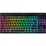 Razer BlackWidow V4 Low-Profile HyperSpeed, clicky, TKL, US, must - Juhtmevaba klaviatuur, RZ03-05450500-R3M1