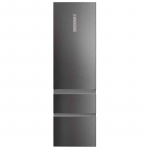 Haier HTW7620DNMP 3D 60 Series 7 k&uuml;lmik-s&uuml;gavk&uuml;lmik 414 L, tume roostevaba