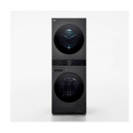LG WT1210BBF WashTower pesumasin-kuivati komplekt 12kg+10kg must