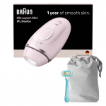Braun PL1111 Silk-expert Mini IPL-fotoepilaator kandekotiga, roosa (PL1111PINK)