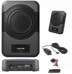 Alpine PWES8 aktiivne bassik&otilde;lar, 8", 120W RMS, must