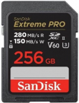 SanDisk Extreme Pro, UHS-II, SDXC, 256 GB, must - M&auml;lukaart (SDSDXEP-256G-GN4INSD)