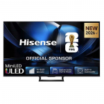 Hisense 65U7SE 65" 4K UHD ULED Mini LED teler, 144 Hz, must
