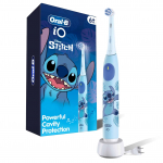 Braun Oral-B iO Kids, Disney, Stitch, sinine - Elektriline hambahari + vutlar, IO.KID.STICH.TC