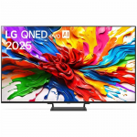 LG QNED93 evo AI, 85'', 4K UHD, QLED, Mini LED, must - Teler, 85QNED93A6A.AEUQ