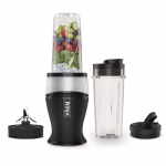 Ninja Nutri QB3001EUS 700 W smuuti blender, must/h&otilde;bedane