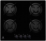 Electrolux 300, laius 59 cm, must - Integreeritav gaasipliidiplaat (EGT6242NVK)