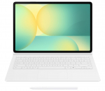 Samsung Book Cover Keyboard, Galaxy Tab S10 FE+, AI klahv, valge - Kaaned klaviatuuriga (EF-DX625UWEGWW)