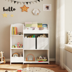 M&auml;nguasjade riiul 30 x 93 x 100 cm valge 2 hoiukasti