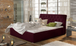 Voodi Milano 180x200 200x100x223 cm Tume Lilla