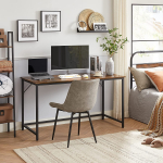 Kontorilaud 135x60x75cm must/pruun