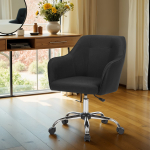 Must kontoritool 64 x 64 x 83-93 cm