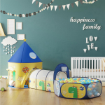 Laste m&auml;ngutelk 350x101x135cm kollane/sinine