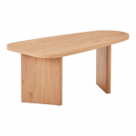 Kohvilaud Melo 100 x 50 x 41 cm pruun MDF ja puidust jalad