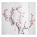 Ruumijagaja Riisipaber 179x220x2 Valge 5-osaline