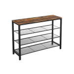 Metallist jalatsiriiul 100x30x72 cm pruun