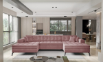 Nurgadiivan Vertizo 350x170x93 cm Roosa