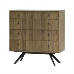 Massa kummut 100 x 104 x 45 cm pruun 4 sahtlit