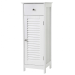Vannitoakapp kitsas 32 x 87 x 30 cm valge MDF materjal