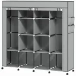 Riidest riidekapp 166x425x167 cm 10 riiulit