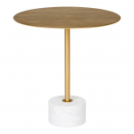 House Nordic Lecco abilaud 51x52 cm marmor ja messing
