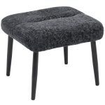 Taburet 45 &times; 41 &times; 38 cm tumehall &scaron;enillkangas terasjalad