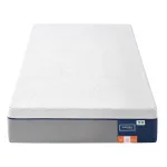 Madrats 90 x 200 x 20 cm geel-m&auml;luvaht 7 tsooni keskmise k&otilde;vadusega eemaldatav kate hingav sinine
