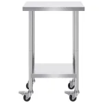 T&ouml;&ouml;laud 61x45.7x95.5 cm h&otilde;bedane roostevaba teras