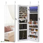 Ehtekapp seinale 37 x 9,3 x 108 cm valge LED peegel