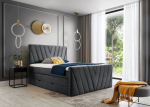 Voodi Candice 140X200 140x200x133 cm Tume Hall