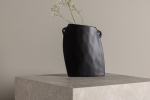 Vaas Hie 21 x 14 x 5 cm must kivikeraamika lilledele