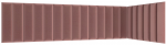 Paneelide komplekt Quadratta 210x90x60 60x15 cm virsikutooni