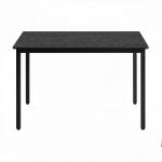 S&ouml;&ouml;gilaud 70 x 110 x 77 cm must 4 kohta ja terasraam