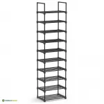 Kingariiul metallist 45x30x174 cm must 10 astet esikusse